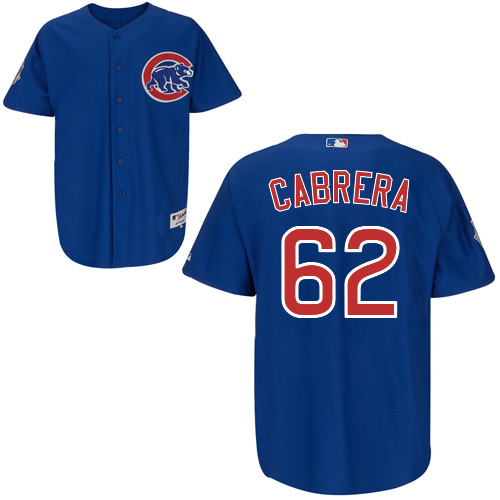 Alberto Cabrera #62 mlb Jersey-Chicago Cubs Women's Authentic Alternate 2 Blue Baseball Jersey